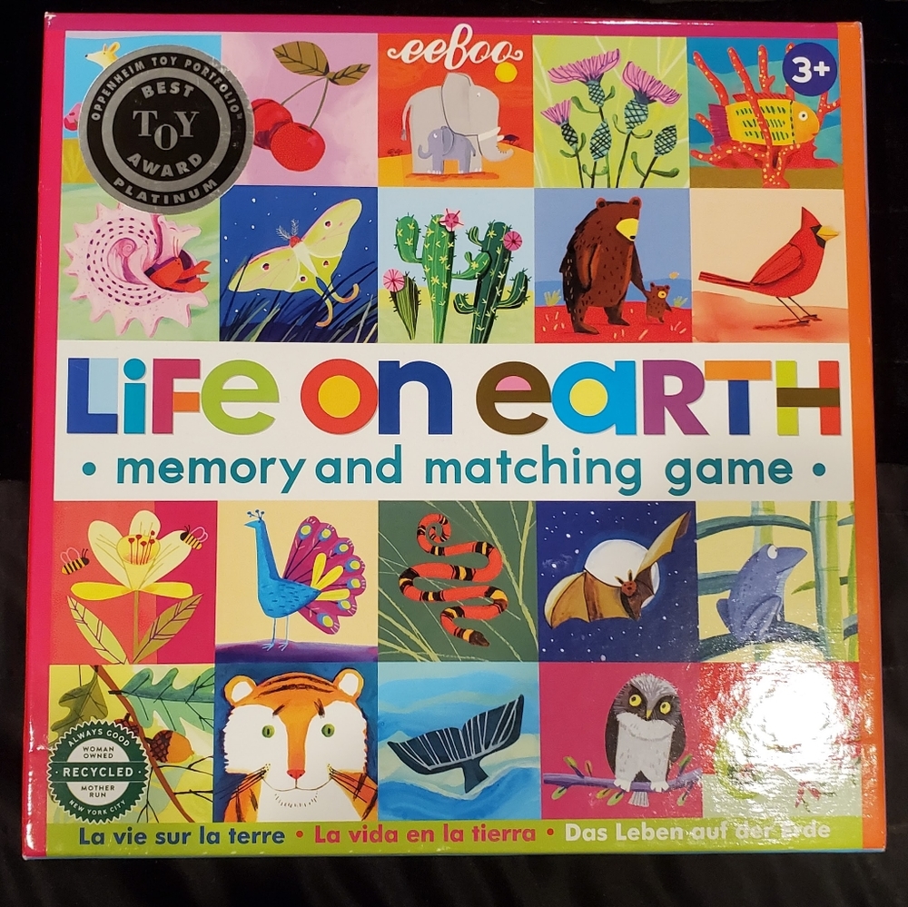 Life on Earth Memory and Matching game, Age 3+